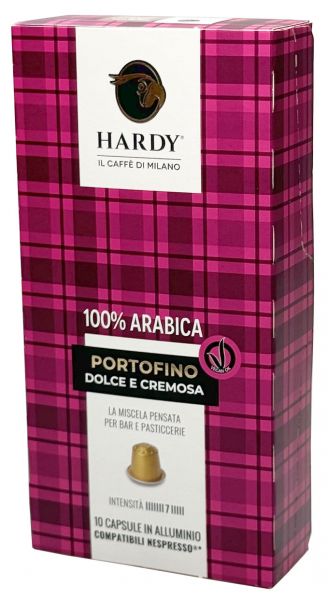 Hardy Portofino 10 Nespresso®* kompatible Aluminium Kapseln