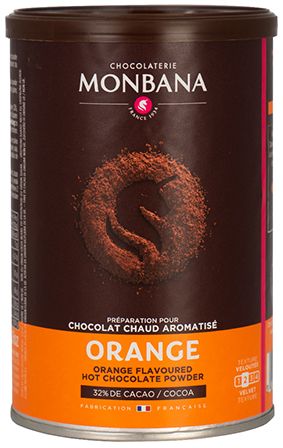 Monbana Trinkschokolade Orange | 250g Dose