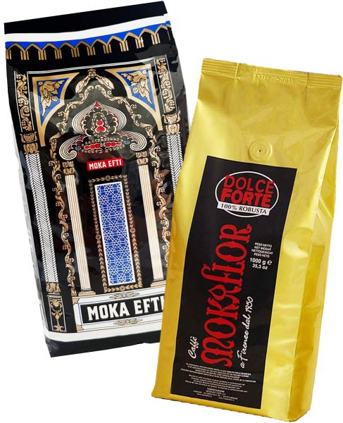 Espressokaffee Probierset Robusta Duo